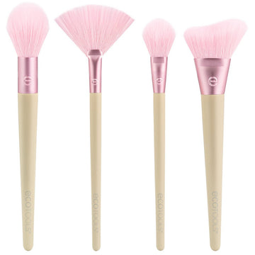 Kit de broche de maquillage Ecotools Elements Air Wind-Kissed Finish (4 pcs)