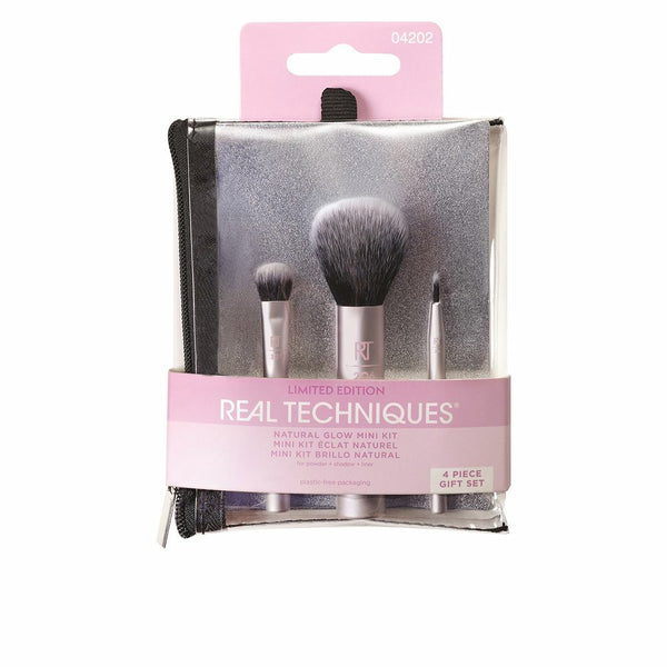 Kit de broche de maquillage Real Techniques Natural Glow Mini (4 pcs)