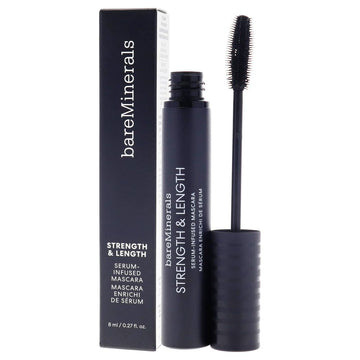 Mascara pour cils bareMinerals Strength & Length Sérum raffermissant (8 ml)