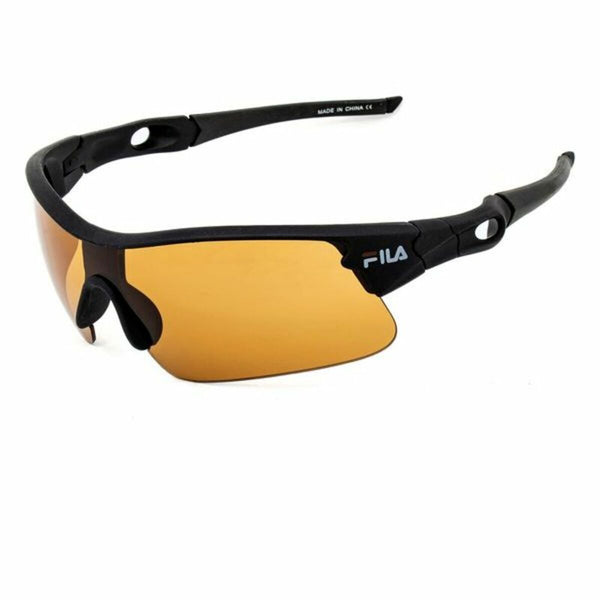 Lunettes de soleil Unisexe Fila SF23799MBLK Noir