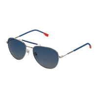 Lunettes de soleil Unisexe Converse SCO25357579P Bleu Argenté (ø 57 mm)