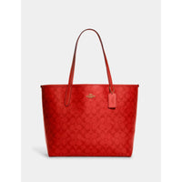 Sac-à-main Femme Coach CA157-IMQRG Rouge (46 x 29 x 16 cm)