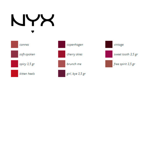 Crayon à lèvres Suede NYX (3,5 g)