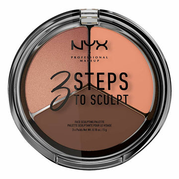 Étui de Maquillage NYX 3 Steps to Sculpt Deep (5 g)