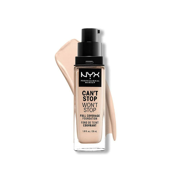 Base de maquillage liquide Can't Stop Won't Stop NYX ‎CSWSF1.3 (30 ml) (Reconditionné A)