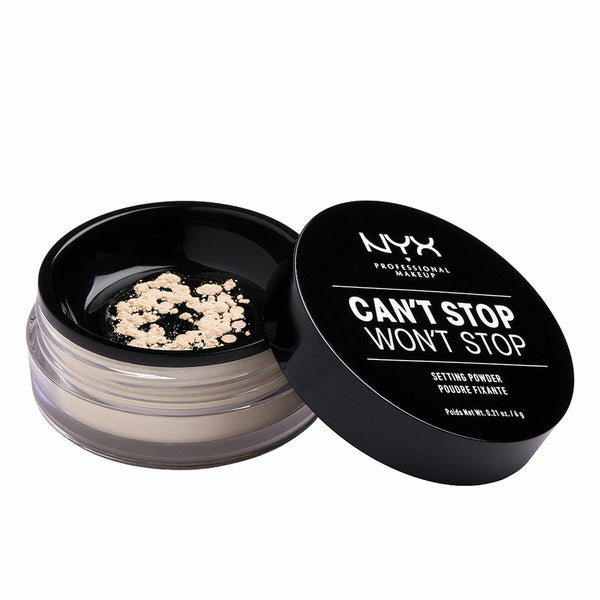 Poudres Fixation de Maquillage NYX Can't Stop Won't Stop Light (6 g)