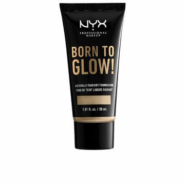 Base de maquillage liquide NYX Born To Glow! Nude (30 ml)