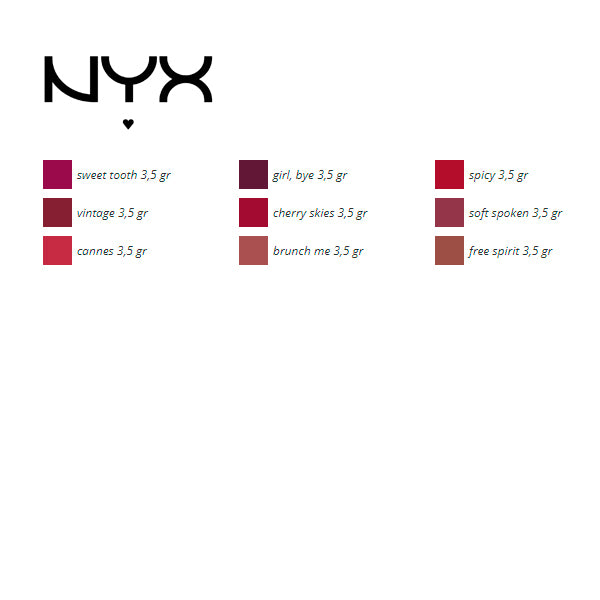 Rouge à lèvres Suede NYX