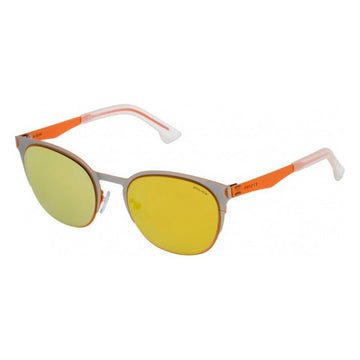 Lunettes de soleil Unisexe Police SPL341-S34G Orange Argenté (ø 52 mm)