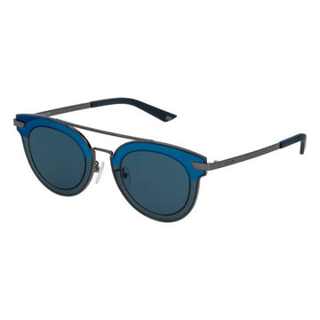 Lunettes de soleil Unisexe Police SPL349-0568 Bleu Gun metal (ø 47 mm)