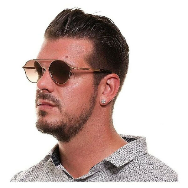 Lunettes de soleil Unisexe WEB EYEWEAR Marron Doré (ø 58 mm)