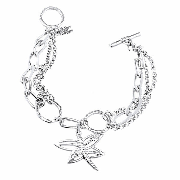 Bracelet Femme Folli Follie 1B8S021 Plaqué argent Argenté (17 cm)