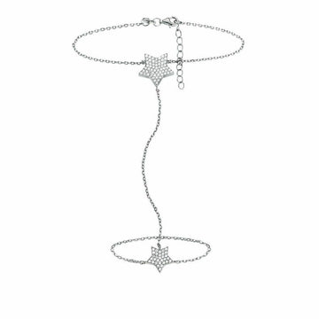 Bracelet Femme Folli Follie 3B15S096C Plaqué argent Argenté (17 cm)