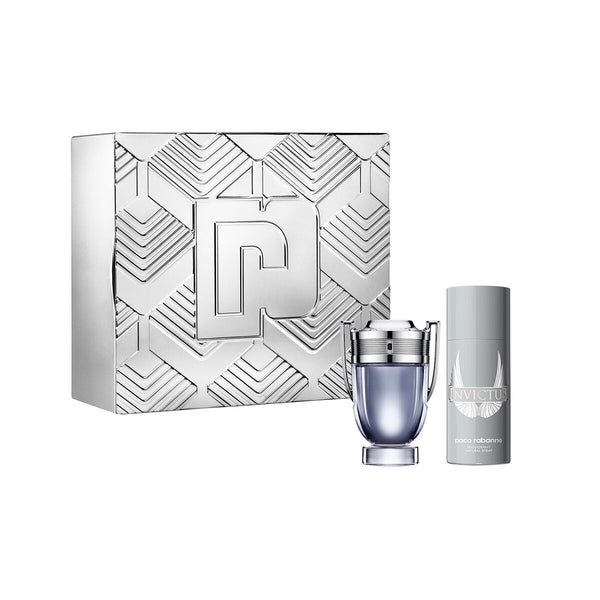 Set de Parfum Homme Paco Rabanne Invictus 2 Pièces