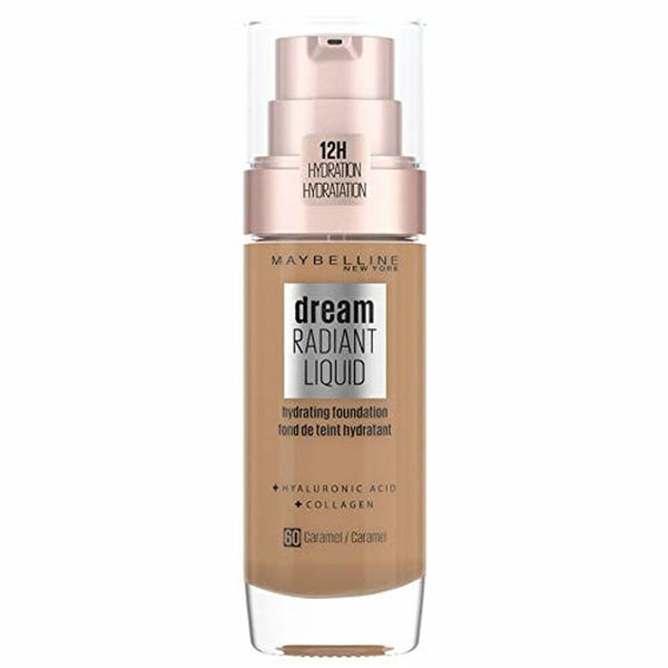 Base de Maquillage Crémeuse Maybelline Dream Radiant Liquid 060-Caramel (30 ml)