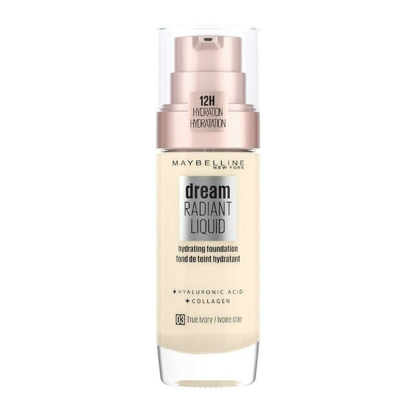 Base de maquillage liquide Maybelline Dream Satin Liquid 3-true ivory