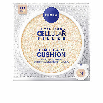 Base de Maquillage Crémeuse Nivea Hyaluron Cellular Care Cushion 3-en-1 (15 g)