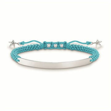 Bracelet Femme Thomas Sabo LBA0059-173-1 Bleu Argent