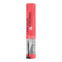 Eyeliner Catrice Nº 010 2 en 1 Colle pour Faux Cils (1,7 ml)