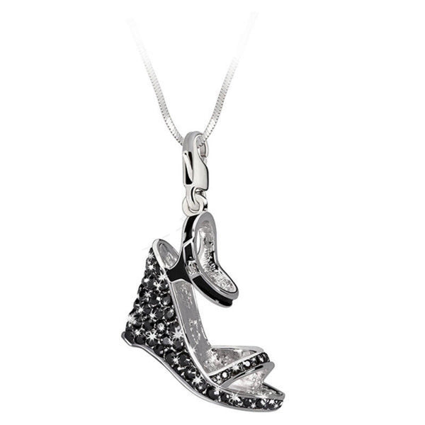 Pendentif Femme Glamour GS2-01 | Noir (4 cm)