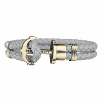 Bracelet Unisexe Paul Hewitt PH-PH-L-M-GR Gris Cuir