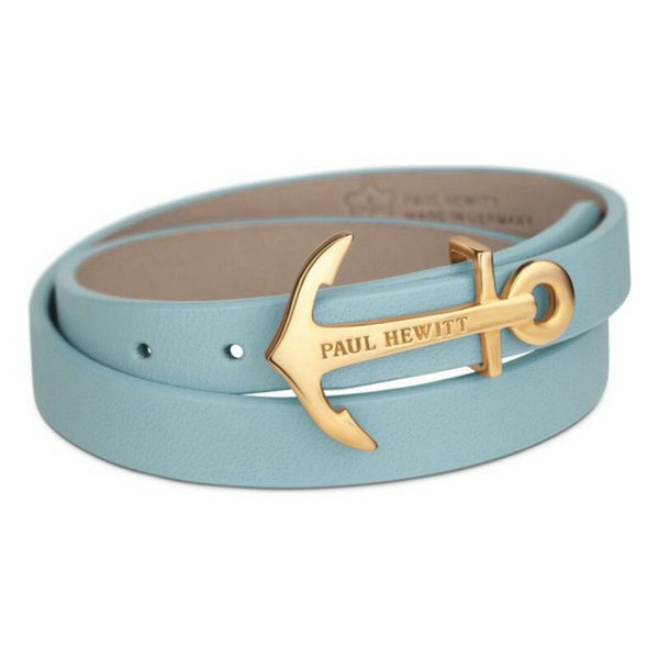 Bracelet Femme Paul Hewitt PH-WB-G-23S-VOR Bleu Cuir (31-35 cm)