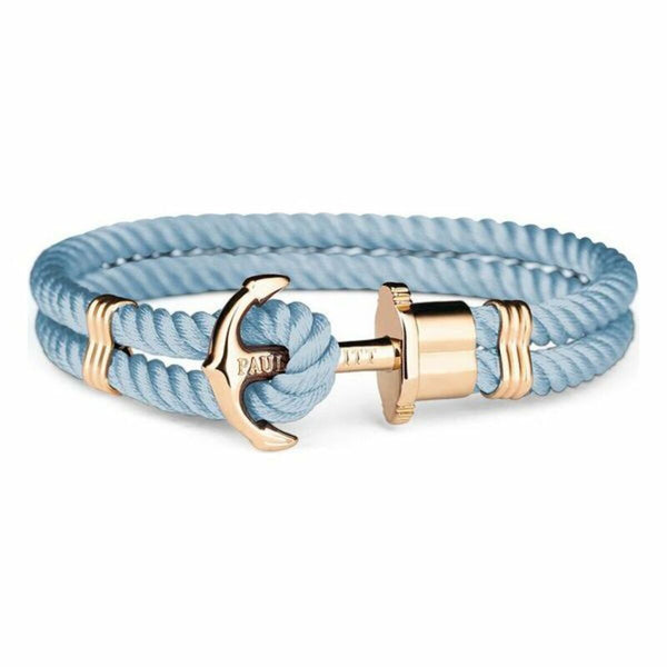 Bracelet Unisexe Paul Hewitt Doré Bleu clair Bleu Nylon