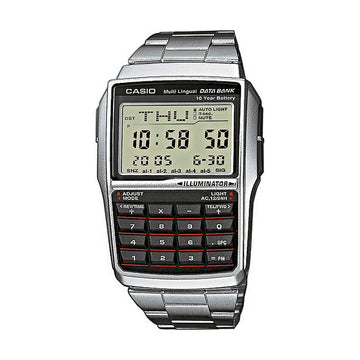 Montre Homme Casio DATABANK CALCULATOR STEEL