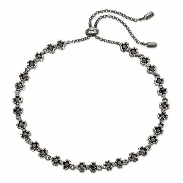 Bracelet Folli Follie 3B18S040KK Noir Argent 925 (25 cm)