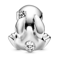 Perle de verre Femme Pandora RABBIT Argenté