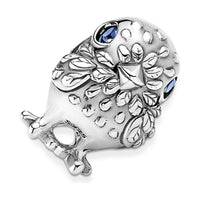 Perle de verre Femme Pandora 790769C01 Argenté Bleu