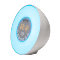 Radio-réveil Denver Electronics CRLB-400 FM Bluetooth LED Blanc