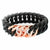 Bracelet TheRubz 100175 Noir Rose Silicone Acier inoxydable Rosé Acier/Silicone