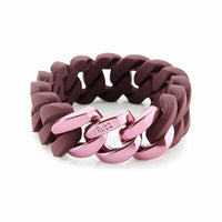 Bracelet TheRubz 100484 Rouge Rose Silicone Acier inoxydable Acier/Silicone (20 mm)