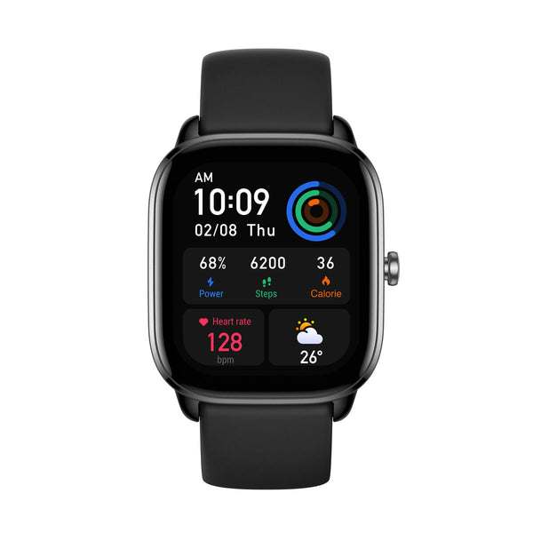 Montre intelligente Amazfit GTS 4 mini Midnight black Noir 1,65"