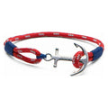 Bracelet Unisexe Tom Hope TM00 Bleu Rouge Textile Argent 925 Argenté Textile/Argent 925