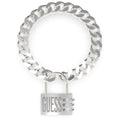 Bracelet Femme Guess UBB20060-S Argenté Acier inoxydable (22 cm)