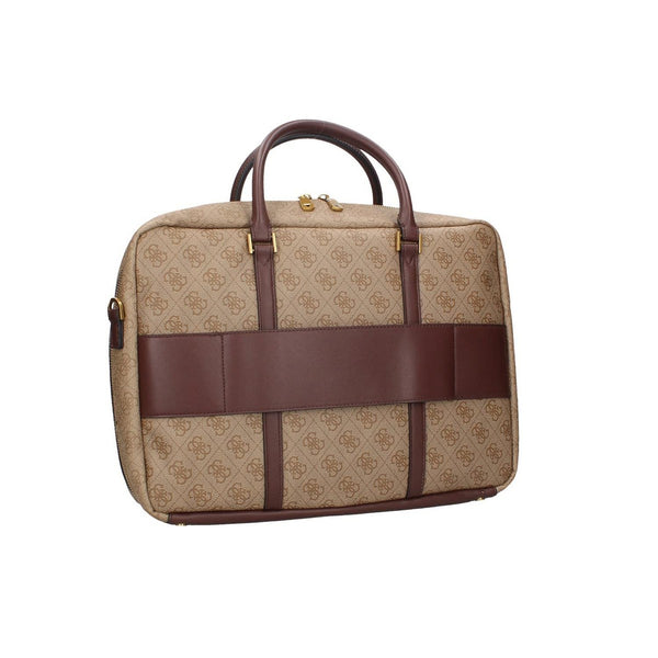 Sac Homme Guess Vezzola Beige Marron