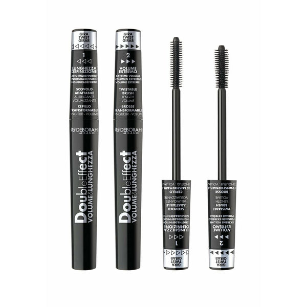 Mascara pour cils Double Effect Deborah Noir