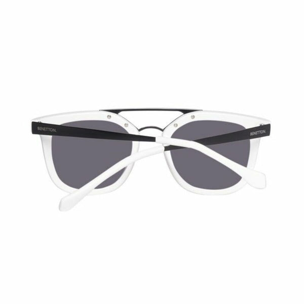 Lunettes de soleil Unisexe Benetton BE992S03 Blanc Noir (ø 50 mm)