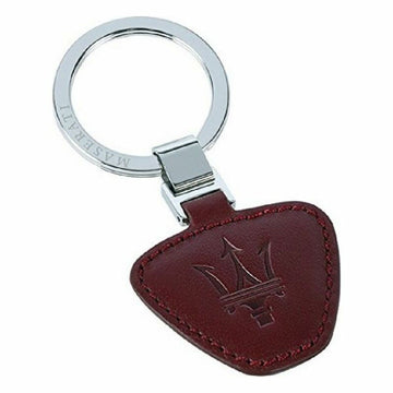 Porte-clés Maserati KMU4160122 Cuir Bordeaux