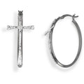 Boucles d´oreilles Femme Amen CERCHIO CROCE