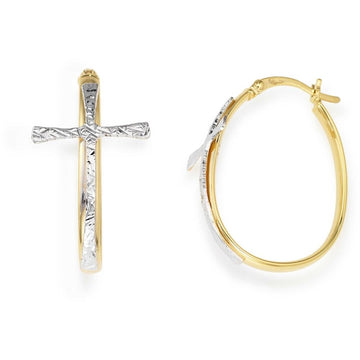 Boucles d´oreilles Femme Amen CERCHIO CROCE