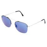 Lunettes de soleil Unisexe LGR MAASAI-SILVER-00 Bleu Argenté (ø 54 mm)