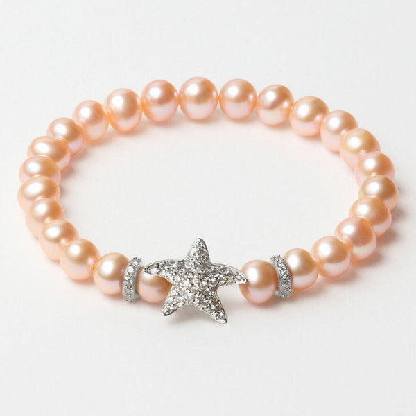 Bracelet Femme Lancaster JLA-BR-STAR-1-PE Argenté Orange Argent 925 16 mm