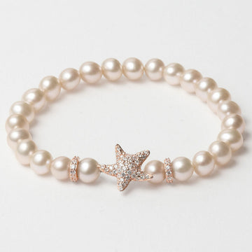 Bracelet Femme Lancaster JLA-BR-STAR-2-WH Blanc Argent 925 16 mm Rosé