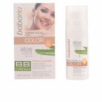 Crème Hydratante avec Couleur Babaria Spf 15 Aloe Vera (50 ml)