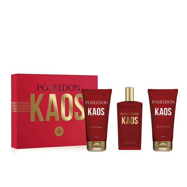 Set de Parfum Homme Poseidon Poseidon Kaos 3 Pièces