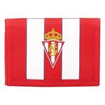 Portefeuille Real Sporting de Gijón Blanc Rouge