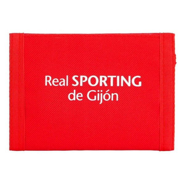 Portefeuille Real Sporting de Gijón Rouge